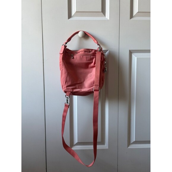 Kipling Coral Pink Nylon Backpack Purse main image 5